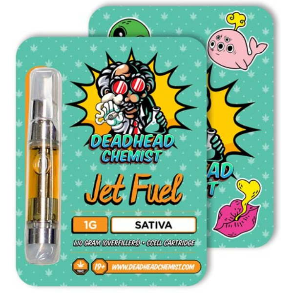 Deadhead Chemist THC Vape Cartridge 1G | Jet Fuel Sativa