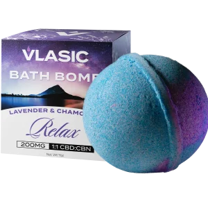 Relax Bath Bomb with Lavender and Chamomile