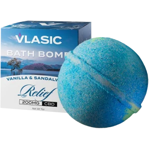 Relief Bath Bomb with Vanilla and Sandalwood