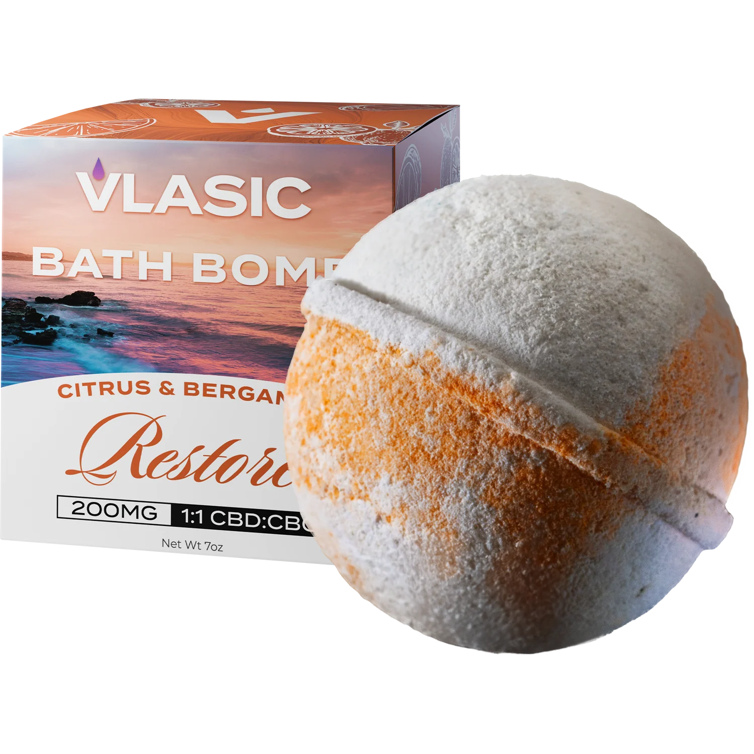 Restore Bath Bomb with Citrus and Bergamot