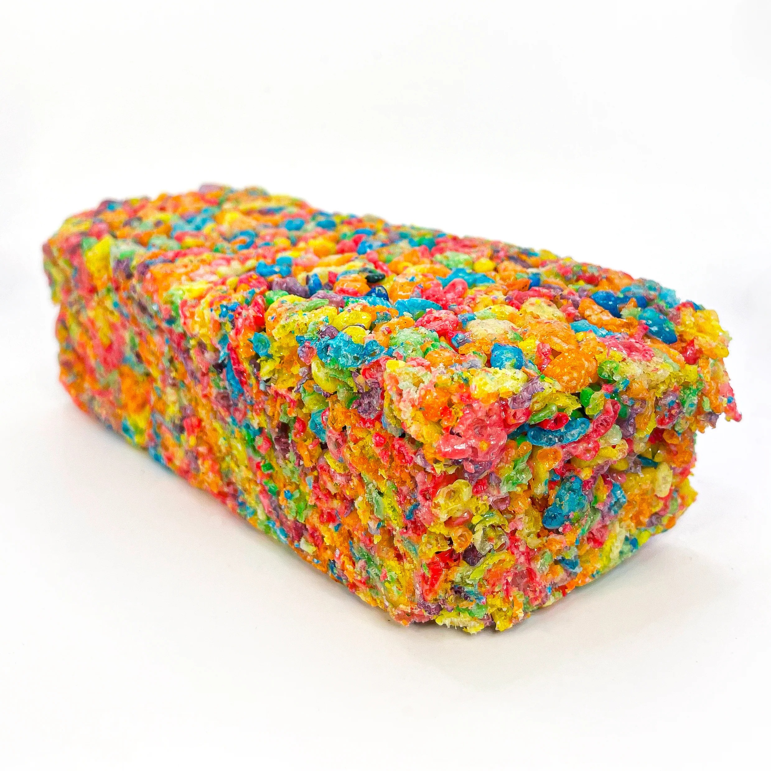 Cannabis Krispy THC Cereal Bar 350mg Edible &ndash; Rainbow Fruity Cereal Bar