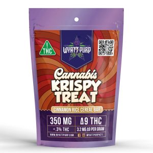 Cannabis Krispy Edible 350 MG: Cinnamon Cereal Bar