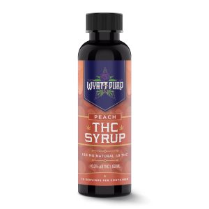 Delta 9 THC HD9 Nano Syrup Shot 150mg Drinkable Edible - Peach