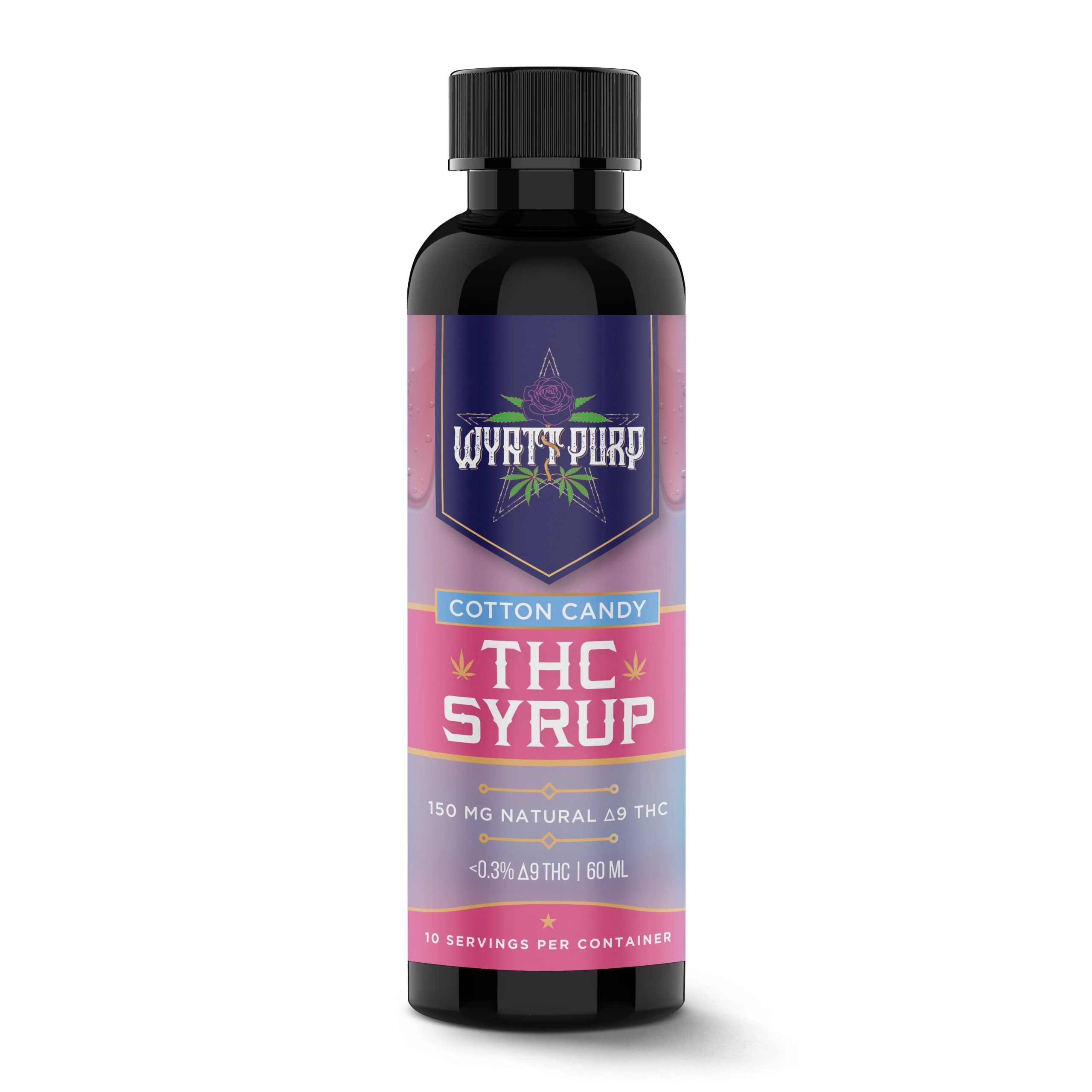 Delta 9 THC HD9 Nano Syrup Shot 150 MG Drinkable Edible Watermelon