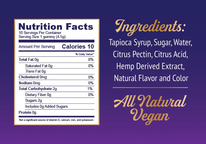 THC : CBD 300mg Gummies: 3 Flavor Pack - Image 3